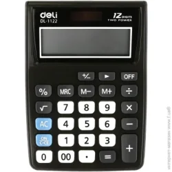 Deli Калькулятор 1122Е профессиональный 120x86x30 мм