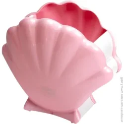 Deli Подставка для ручек 9148 Ракушка перламутровая розовая