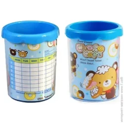 Deli Подставка для ручек Мишка 9149 голубой