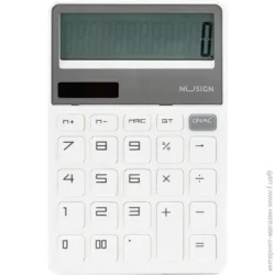 Deli Калькулятор Nusign Calculator белый NS042