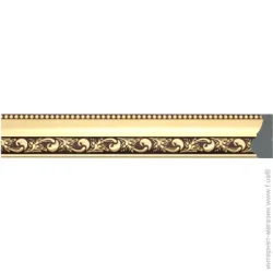 Dellos Baget Молдинг 101-550 античне золото 2400x30x14 мм
