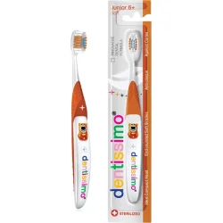Dentissimo Детская зубная щетка Junior 6+  средней жесткости/мягкая 1 шт.