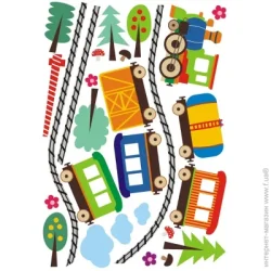 Design Stickers Декоративная наклейка Паровоз 29.7x42 см
