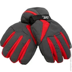 Перчатки Devilon Варежки лыжные детские р.22 /серый с оранжевым 519360