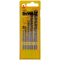 Сверло по бетону/камню Dewalt DT6952 4-10мм, 5шт.