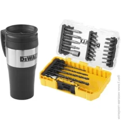 Набор бит и сверл DeWALT Phillips, Pozidriv, Torx, L= 25, 50 мм, 25 шт, термокружка, кейс ToughCase (DT70707)