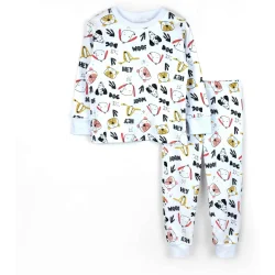 Кофта + штаны Dexter'S Пижама детская Funny dogs р.158 белый 935112
