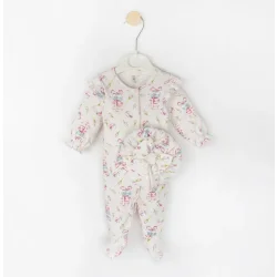 Dexter'S Комплект человечек с шапочкой для девочки Macaroons розовый р.56 900574