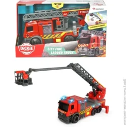 Dickie Toys Пожарная машинка Мерседес с телескопической лестнецей 3714023