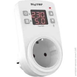Реле напряжения Digitop VA-16AR 3500Вт в розетку с контролем тока
