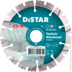 Отрезной диск Distar 1A1RSS/C3 Technic Advanced