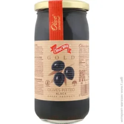 Оливки Diva Oliva Маслины без косточки 370 мл, стекло, Gold