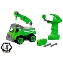Конструктор Механический, Электронный Diy Spatial Creativity Строй кран (LM8044-DZ-1) (CJ-1365129) 36 шт.