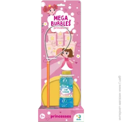 Мыльные пузыри Dodo Mega Bubbles: с тарелкой Принцессы, 450 мл (500120)