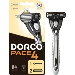 Dorco Бритва PACE4 з 2 картриджами 1 шт.