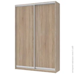 Шкаф купе Doros Шкаф-купе Сити Лайт ДСП 1500x450x2250 мм дуб сонома двери / ДСП
