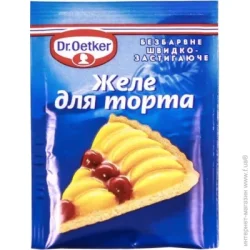 Dr. Oetker Желе для торта прозрачное 8 г (5941132002201)