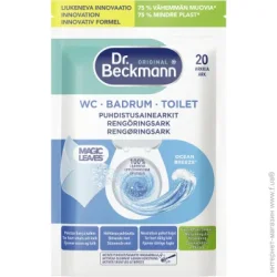 Dr.beckmann Салфетка для очистки унитаза Океанский бриз Magic Leaves 20 шт./уп.