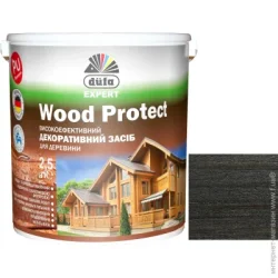 Dufa Декоративное средство EXPERT Wood Protect венге шелковистый глянец 2,5 л