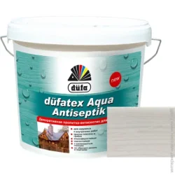 Dufa Просоченняtex Aqua Antiseptik білий шовковистий глянець 10 л
