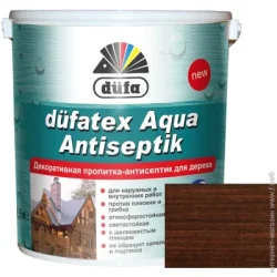 Dufa Просоченняtex Aqua Antiseptik полісандр шовковистий глянець 2,5 л