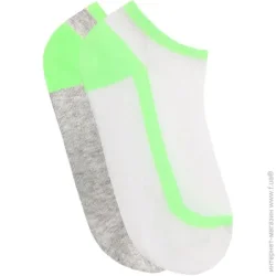 Носки Duna Набор носков женских 1566 р.23-25 светло-серый/белый 2 шт.