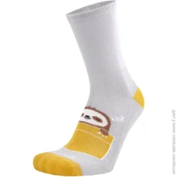 Duna Носки унисекс новогодние 4120 махра р.24-26 светло-серый