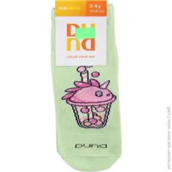 Duna Носки детские унисекс 4211 р.16–18 салатовый