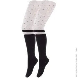 Duna Колготки для дівчаток 4430 р.122-128 світло-сірий