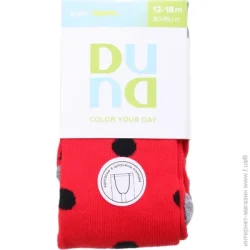 Duna Колготки для девочек 4934р.80 красный с черным