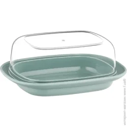 Dunya Plastik Масленка 17,4х12,5х6 см green