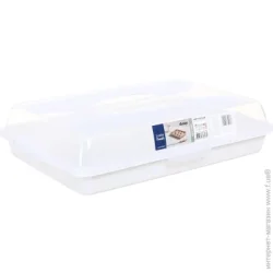 Тортівниця для тортів Dunya Plastik Тортівниця 45x31x10 см 30307-7DN-cream