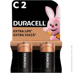 Батарейка Duracell C LR14, 2шт. (5000394052529)