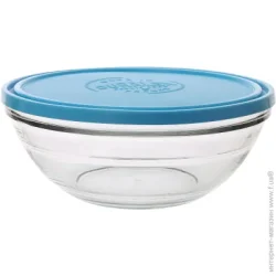 Duralex Салатник з кришкою круглий Lys Carre 2,4 л 23 см