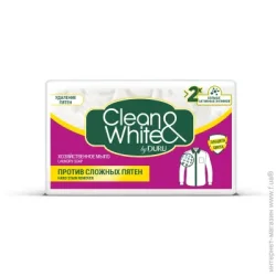 Хозяйственное мыло Duru Clean&White Против сложных пятен 120 г 1 шт./уп.