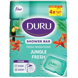 Duru Мыло Fresh Sensations Свежесть Джунглей 150 г 4 шт./уп.
