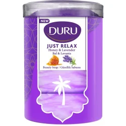Duru Мыло Just Relax с экстрактом меда и ароматом лаванды 90 г 4 шт./уп.