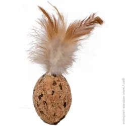 Eastland Игрушка для котов мяч регби из мататаби 6x4,5 см