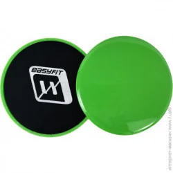 Диски для скольжения Easyfit Диски для глайдинга зеленые (пара)