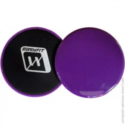 Диски для скольжения Easyfit Диски для глайдинга фиолетовые (пара)