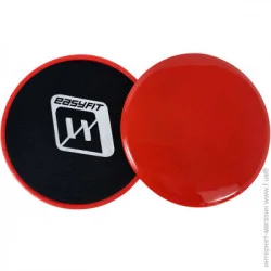 Диски для скольжения Easyfit Диски для глайдинга красные (пара)