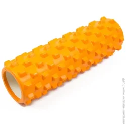 Массажеры Easyfit для тела Ролик массажный Grid Roller Pro оранжевый 45 см