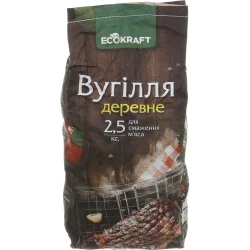 Средство для розжига Ecokraft Уголь древесный 2,5 кг