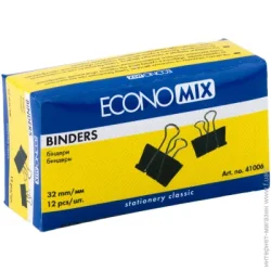 Зажим Economix Биндер E41006 32 мм, 12 шт