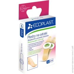 Ecoplast Пластир медичний для видалення сухих мозолів 70х12 мм 6 шт.