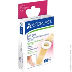 Ecoplast Лейкопластырь мозольный Soft Disk нестерильные 10 шт.
