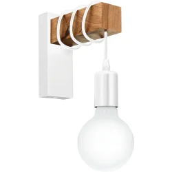 Eglo Бра 33162 Townshend 1x10 Вт E27 белый/дерево