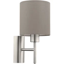 Eglo Бра 94925 Pasteri 1x60 Вт E27 серо-коричневый