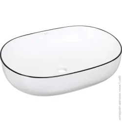 Раковина EGO JT-1016-BLACK LINE 60х41.5 см на столешницу