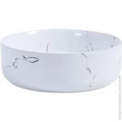 Раковина EGO JT-1002C 36х36 см Calacata Marble на стільницю